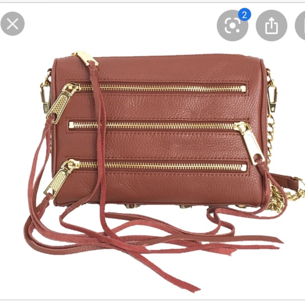 Tan Rebecca Minkoff crossbody bag